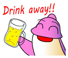 the Forgetful dolphin and me sticker #2337535