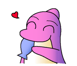 the Forgetful dolphin and me sticker #2337547