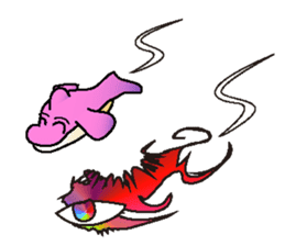 the Forgetful dolphin and me sticker #2337548