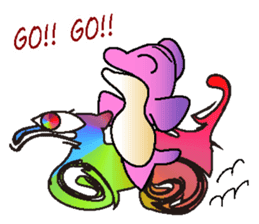 the Forgetful dolphin and me sticker #2337549