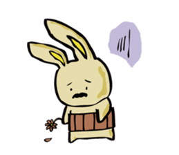 uncle rabbit sticker #2337874