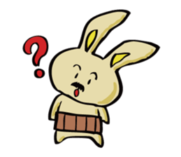 uncle rabbit sticker #2337875