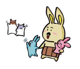 uncle rabbit sticker #2337878