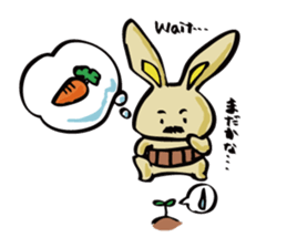 uncle rabbit sticker #2337883