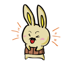 uncle rabbit sticker #2337886