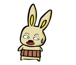 uncle rabbit sticker #2337887