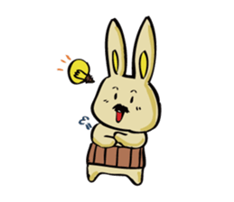 uncle rabbit sticker #2337888