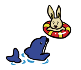 uncle rabbit sticker #2337889