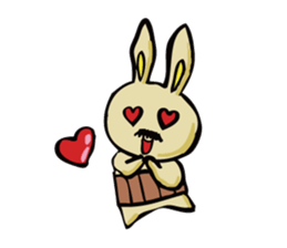 uncle rabbit sticker #2337891