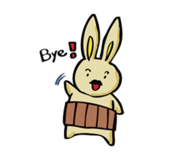 uncle rabbit sticker #2337892