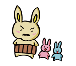 uncle rabbit sticker #2337894