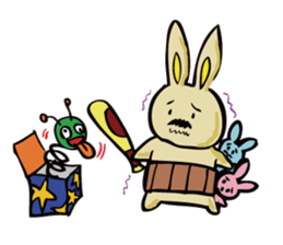 uncle rabbit sticker #2337897