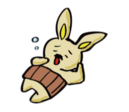 uncle rabbit sticker #2337898