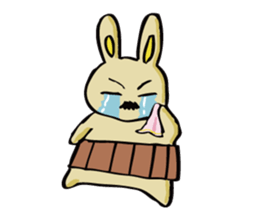 uncle rabbit sticker #2337901