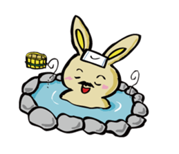 uncle rabbit sticker #2337903