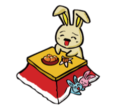 uncle rabbit sticker #2337904