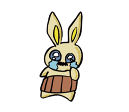 uncle rabbit sticker #2337905