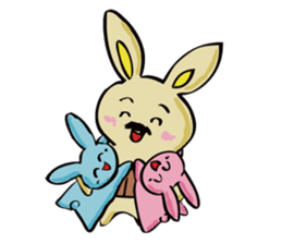 uncle rabbit sticker #2337906