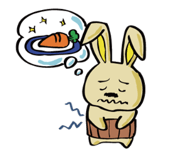 uncle rabbit sticker #2337907