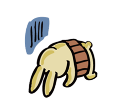 uncle rabbit sticker #2337908