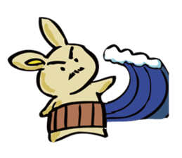 uncle rabbit sticker #2337909