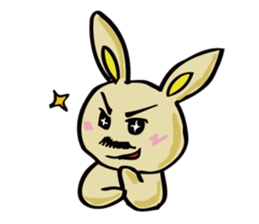 uncle rabbit sticker #2337910
