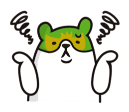 MASKD BEAR sticker #2337917