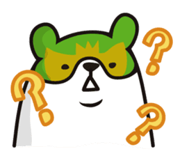 MASKD BEAR sticker #2337919