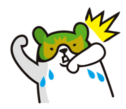 MASKD BEAR sticker #2337920