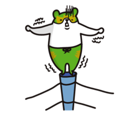 MASKD BEAR sticker #2337921