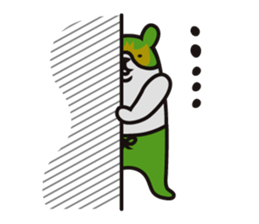 MASKD BEAR sticker #2337924