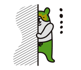 MASKD BEAR sticker #2337924