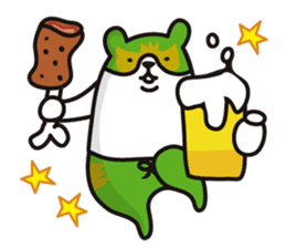 MASKD BEAR sticker #2337929