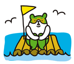 MASKD BEAR sticker #2337935