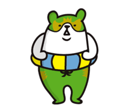 MASKD BEAR sticker #2337936