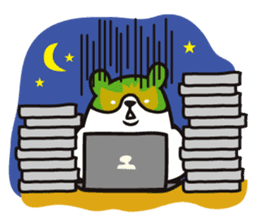 MASKD BEAR sticker #2337943