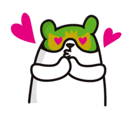 MASKD BEAR sticker #2337944