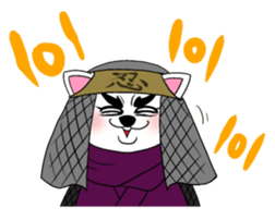 Wow!Cool Ninja Cat! sticker #2338110