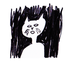 cat and friends sticker #2338137