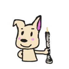 Dogs1 by kokotake sticker #2338228