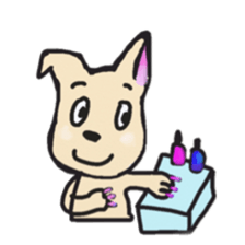 Dogs1 by kokotake sticker #2338235