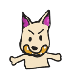 Dogs1 by kokotake sticker #2338237