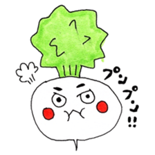 annoyed Turnip sticker #2338259