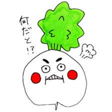 annoyed Turnip sticker #2338260