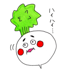 annoyed Turnip sticker #2338268