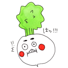annoyed Turnip sticker #2338280