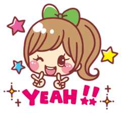 Japanese Kawaii Girls by Hiroko Yokoyama sticker #2339116