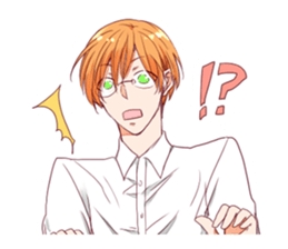 The boy who has worn glasses sticker #2339199