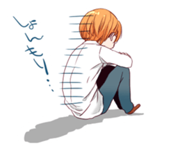 The boy who has worn glasses sticker #2339203