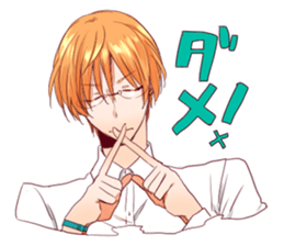 The boy who has worn glasses sticker #2339207